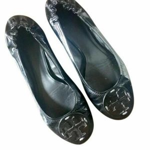 Tory Burch Patent Leather Reva Flats